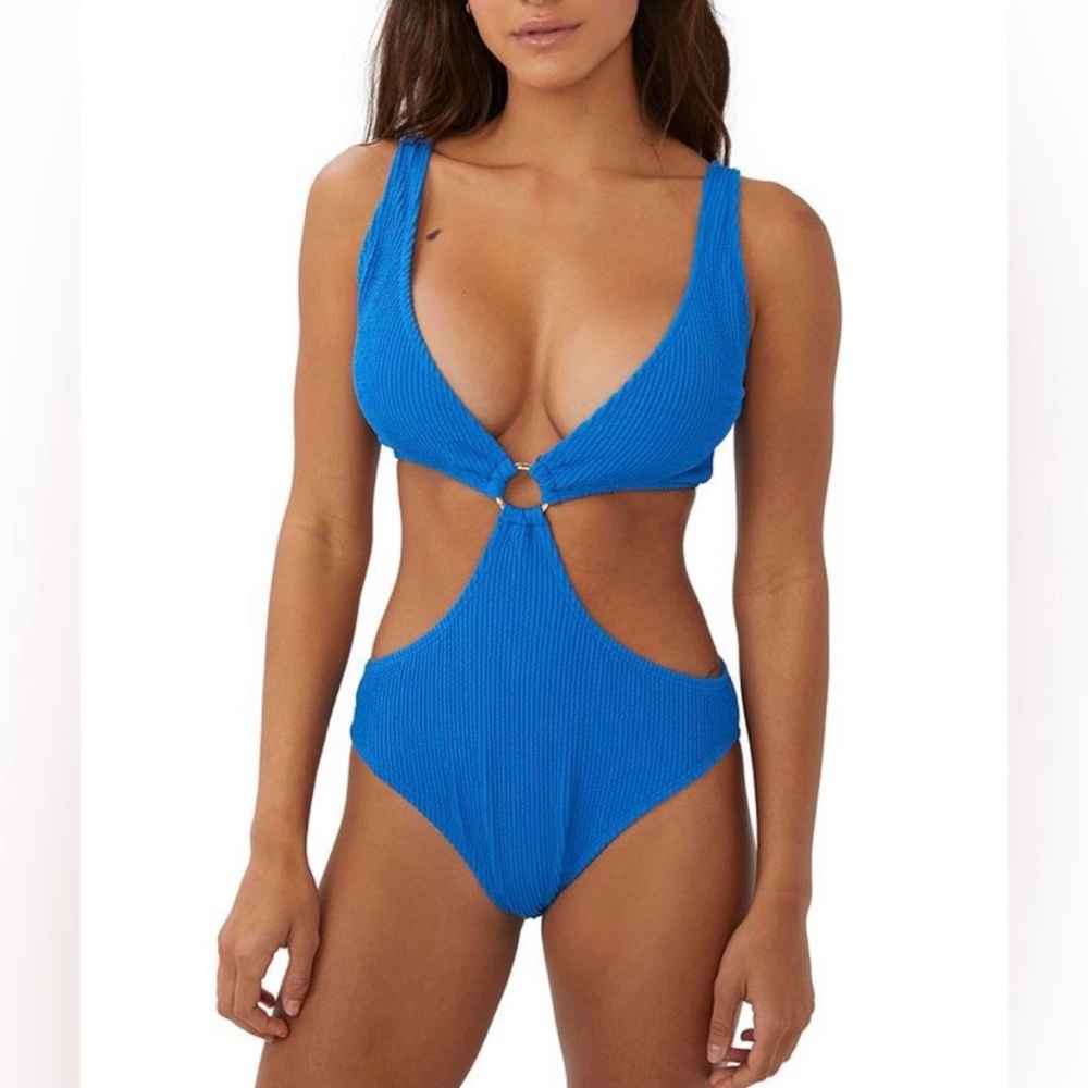 Cotton On Blue Women Swim One Piece